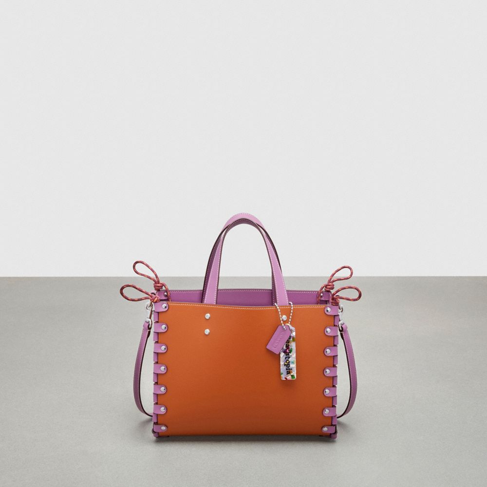 Coachtopia Leather/Lilac Berry Coach The Re Laceable Tote: Medium | COH866622