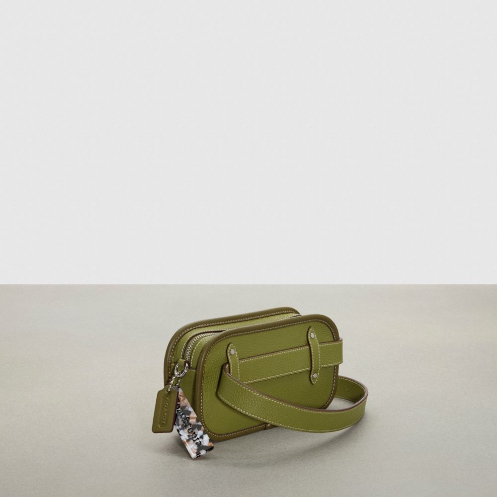 Coachtopia Leather/Olive Green Coach Crossbody Convertible Belt Bag In Coachtopia Leather | COH866673