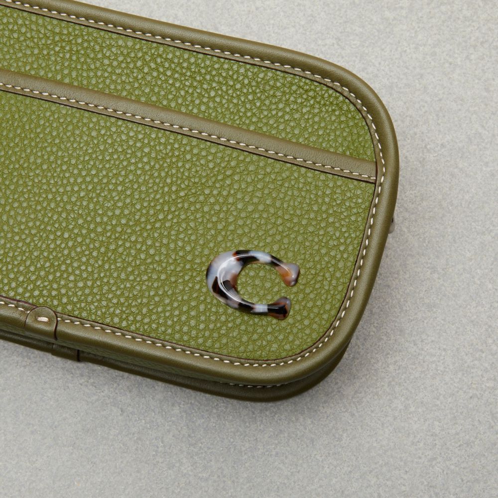 Coachtopia Leather/Olive Green Coach Crossbody Convertible Belt Bag In Coachtopia Leather | COH866673