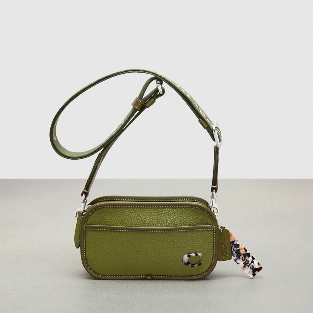 Coachtopia Leather/Olive Green Coach Crossbody Convertible Belt Bag In Coachtopia Leather | COH866673