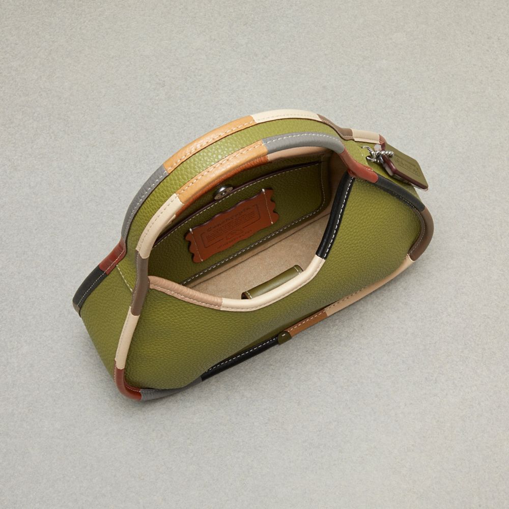 Coachtopia Leather/Olive Green Multi Coach Ergo Bag With Colorful Binding In Upcrafted Leather | COH864827