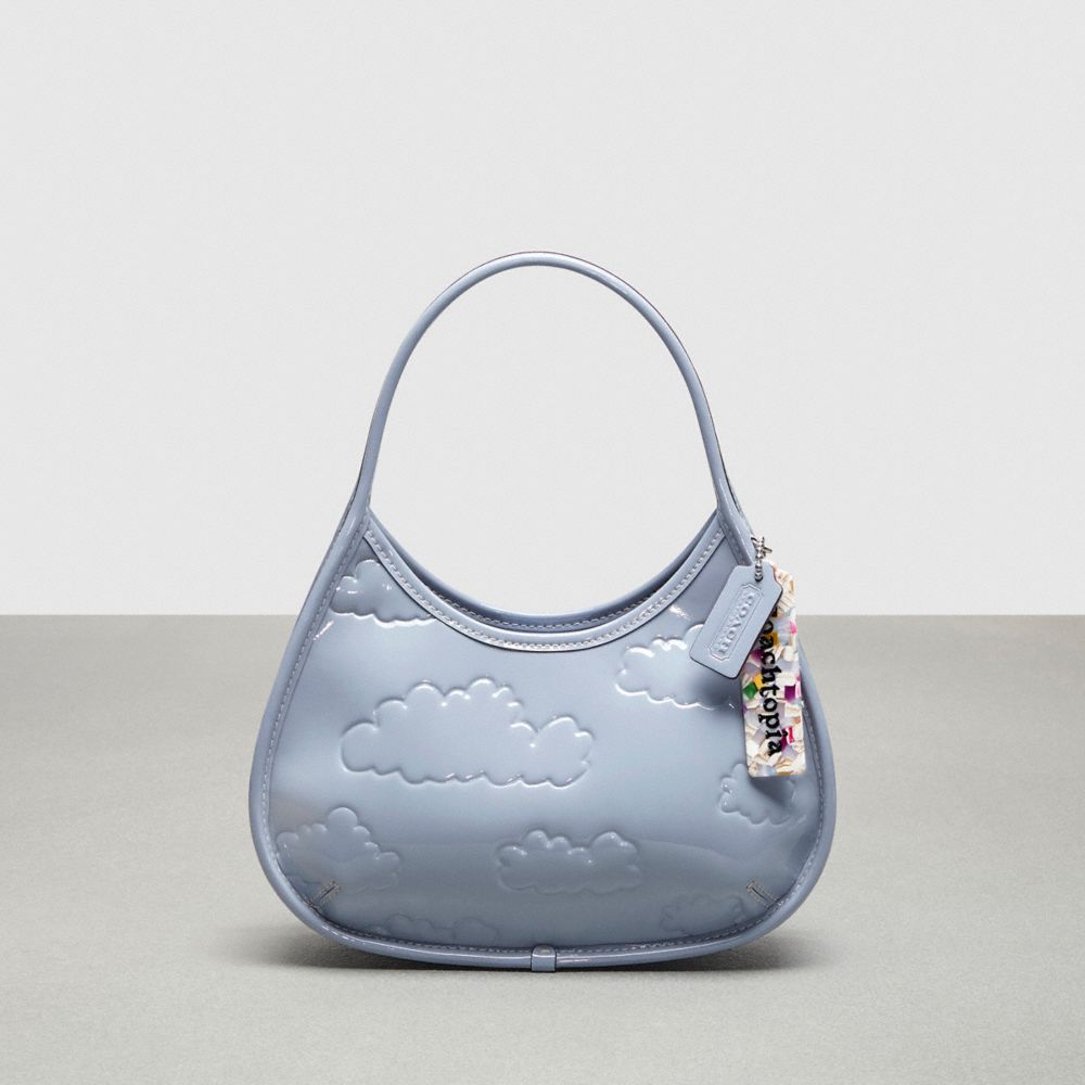 Coachtopia Leather/Twilight Coach Ergo In Crinkled Patent Coachtopia Leather: Embossed Cloud Print | COH865126