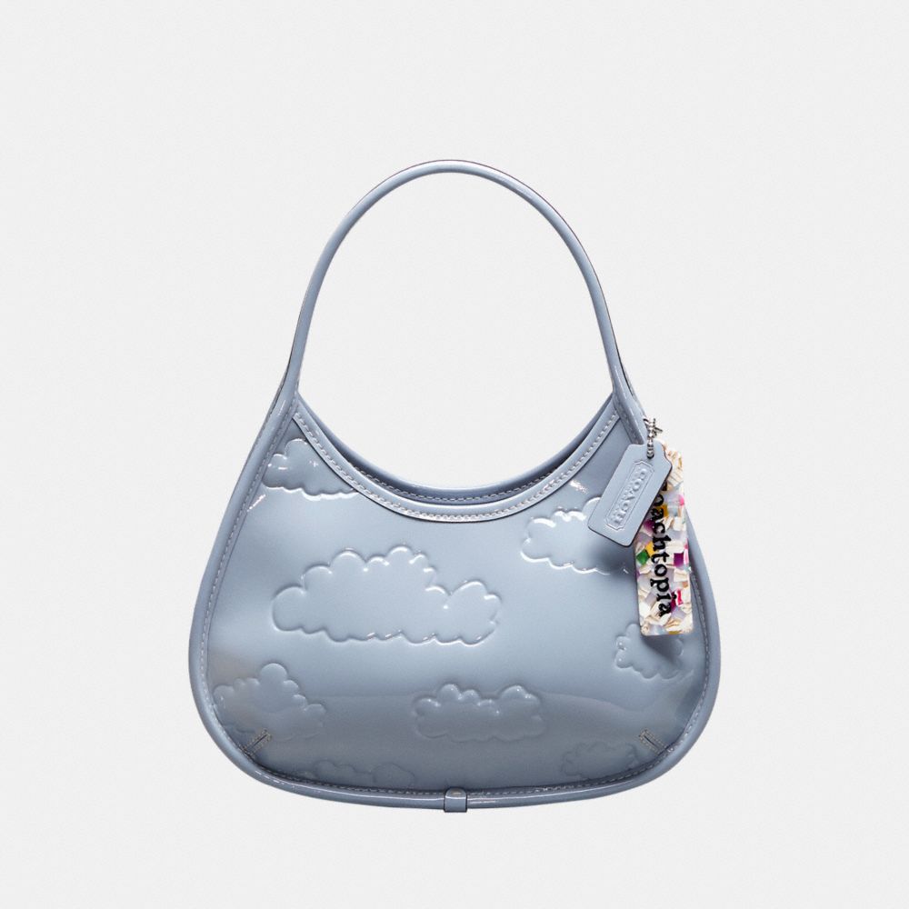 Coachtopia Leather/Twilight Coach Ergo In Crinkled Patent Coachtopia Leather: Embossed Cloud Print | COH865126