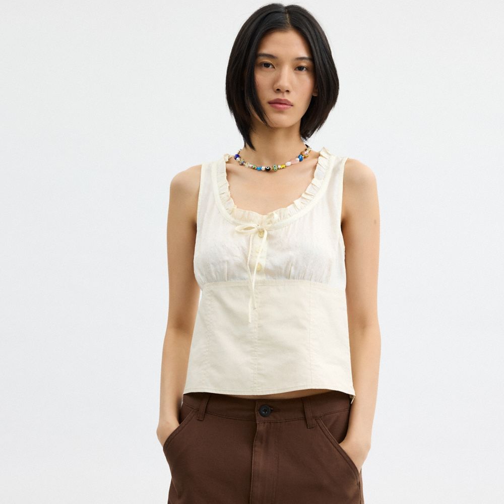 Cream Coach Cargo Top | COH866016