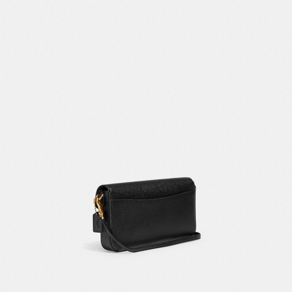 Crossgrain Leather/Brass/Black Coach Wyn Crossbody Bag | COH865504