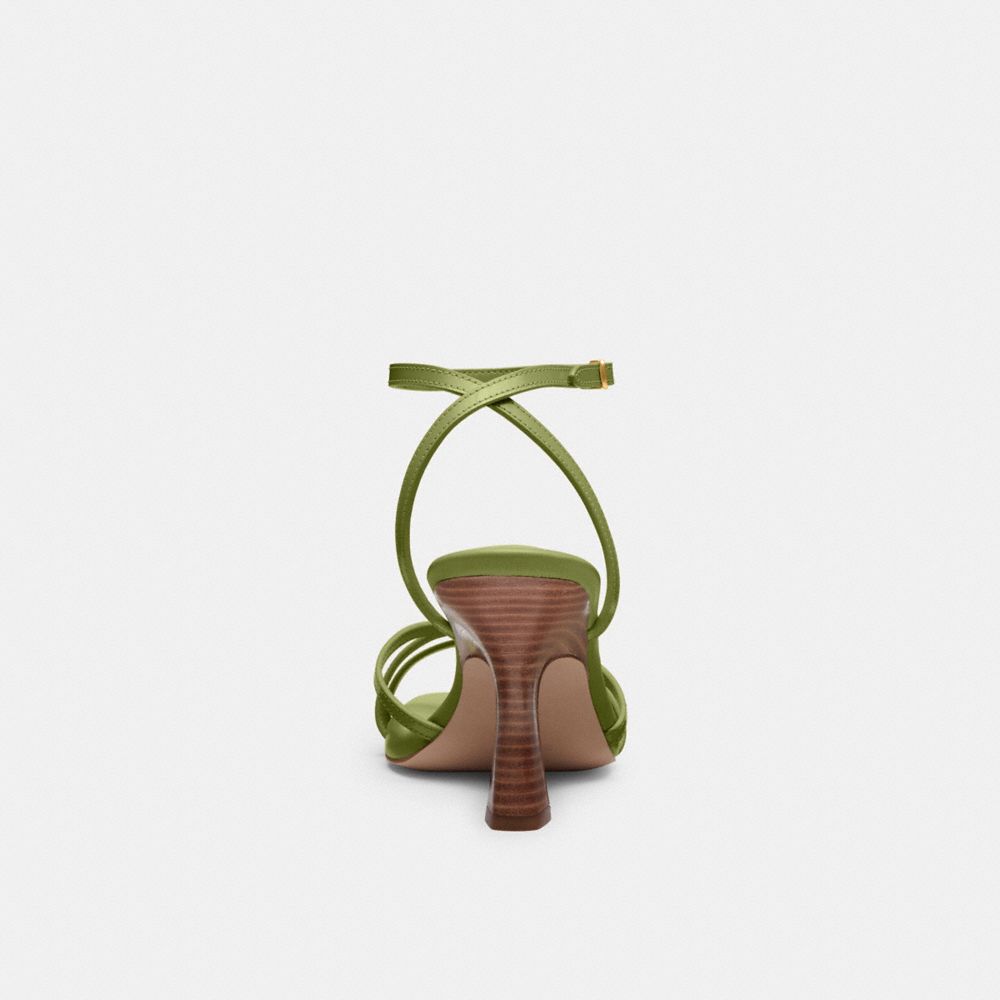 Dark Lime Coach Kelsey Sandal | COH865725