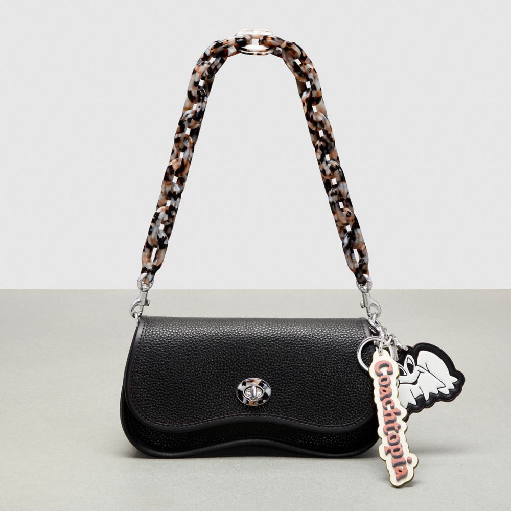 Deep Orange/Twilight Multi Coach Coachtopia Bag Charm In Coachtopia Leather | COH866433