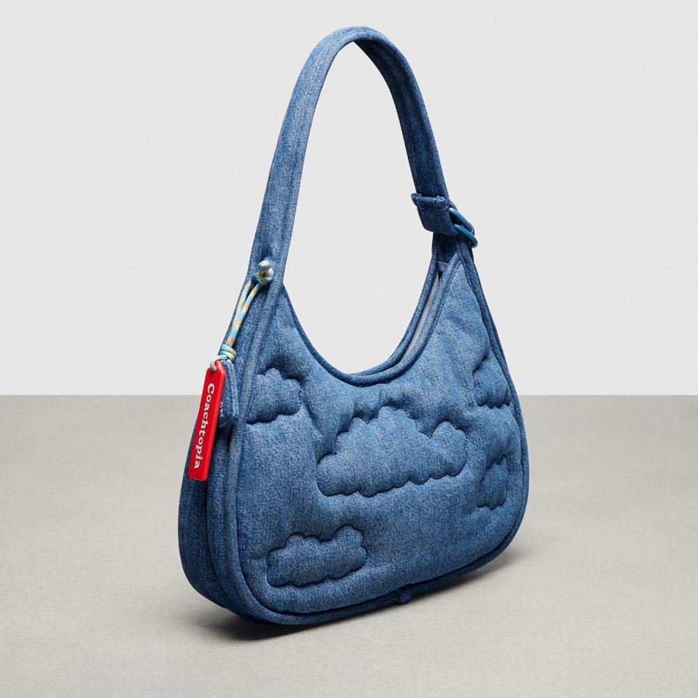 Denim Coach Ergo Bag With Cloud Quilting | COH865146