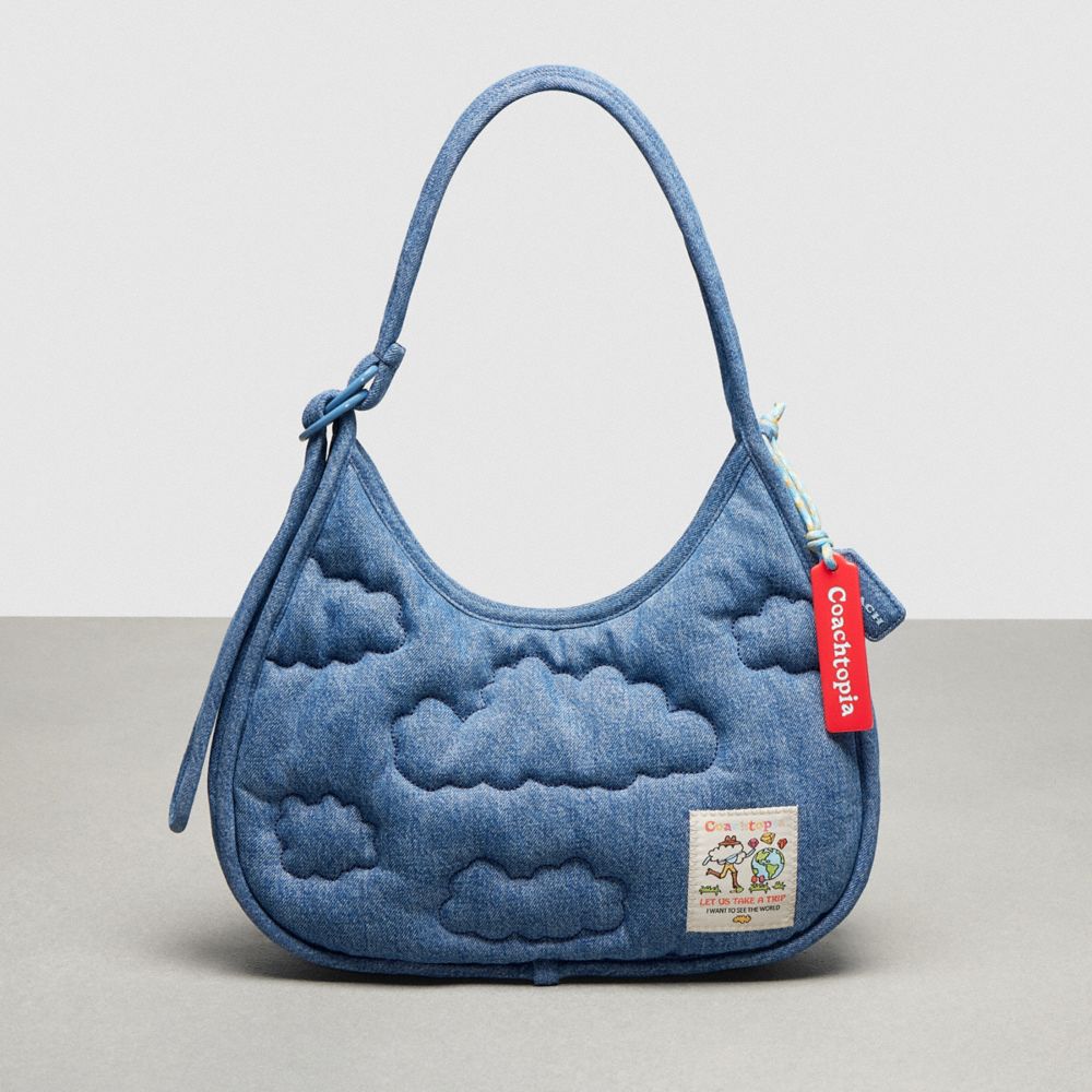 Denim Coach Ergo Bag With Cloud Quilting | COH865146