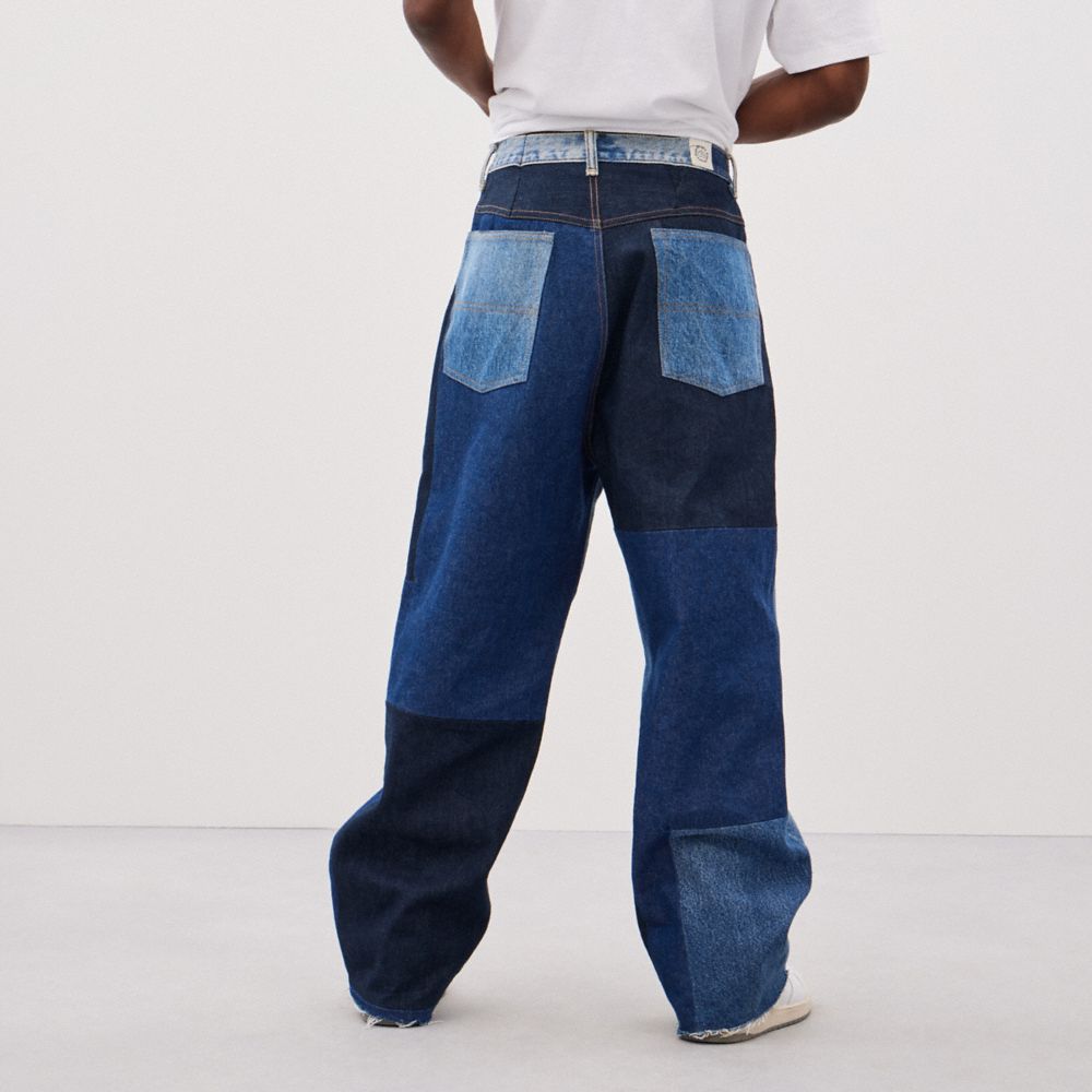 Denim Coach Skater Jeans In Repurposed Denim | COH866938
