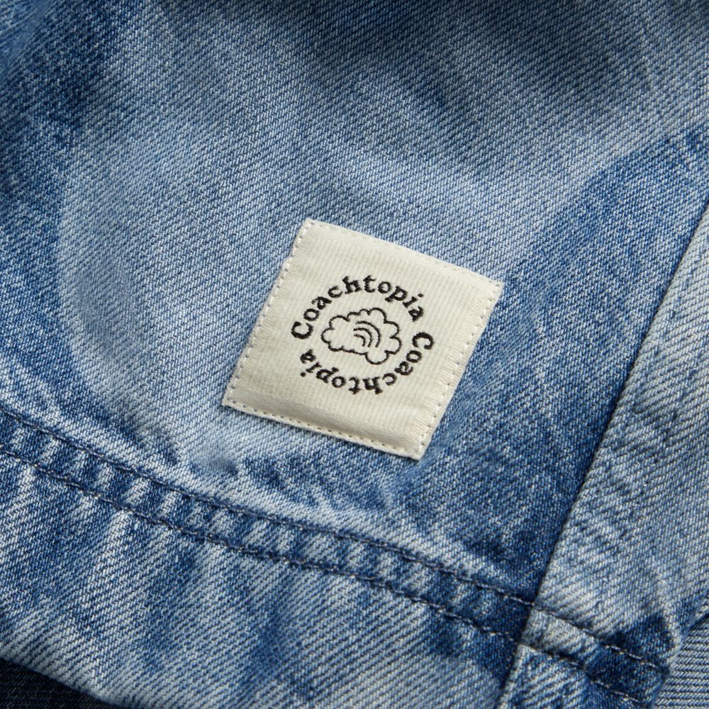 Denim Multi Coach Denim Jacket In Wavy Wash | COH866940