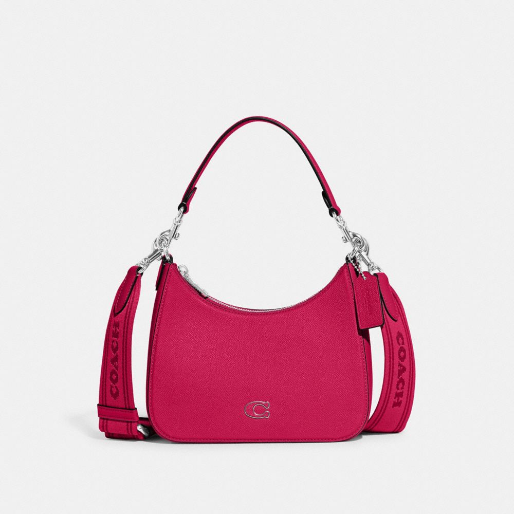 Dragon Fruit Coach Hobo Crossbody Bag With Signature Canvas | COH865228