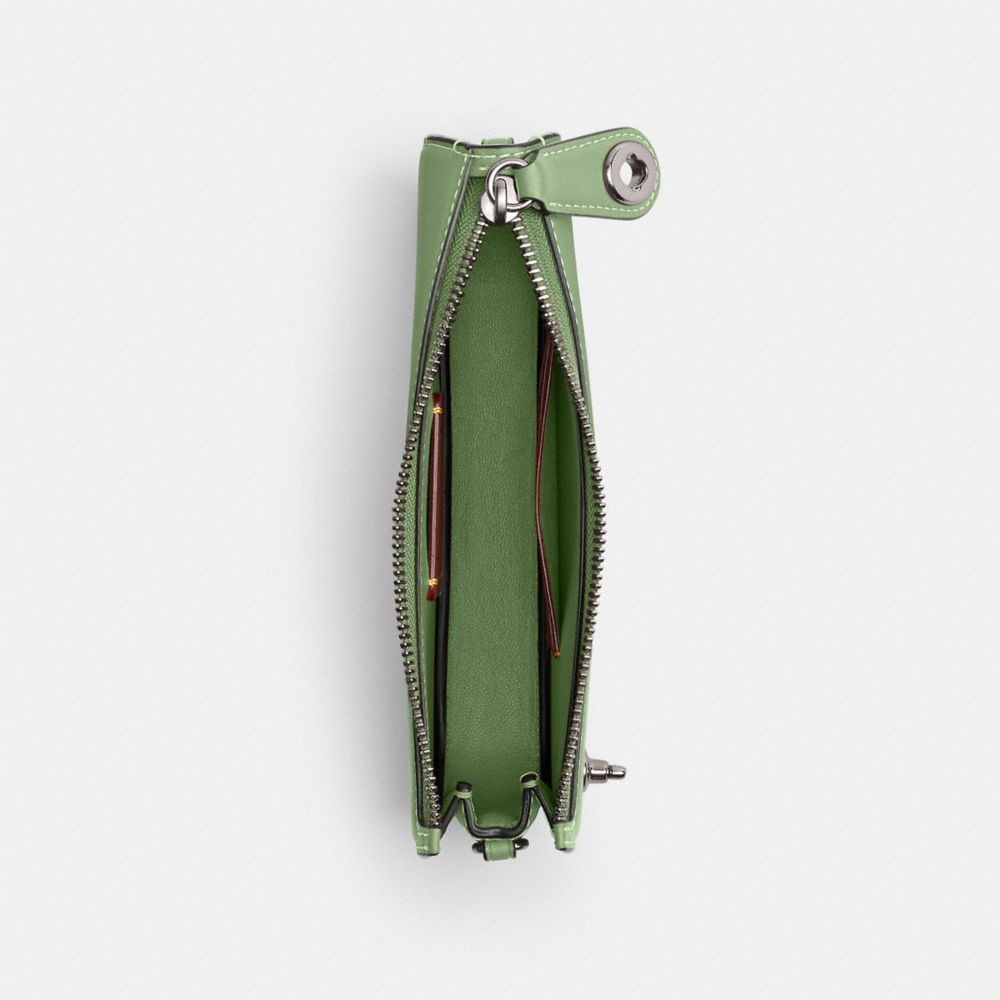 Glovetan Leather/Silver/Pale Pistachio Coach Penn Shoulder Bag | COH864771
