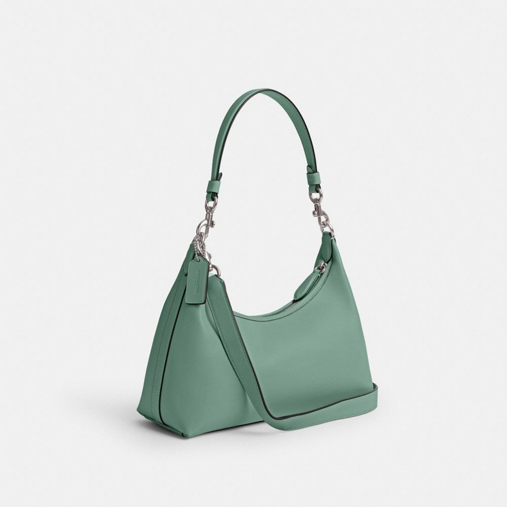 Glovetanned Leather/Silver/Aquamarine Coach Juliet Shoulder Bag | COH864764