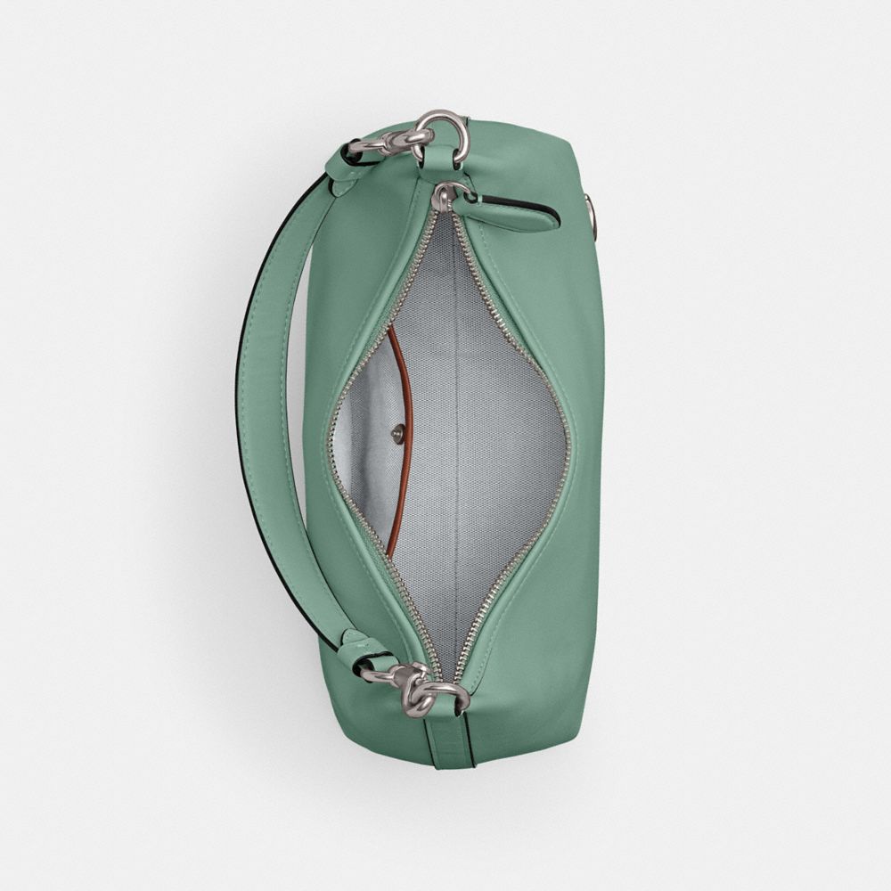 Glovetanned Leather/Silver/Aquamarine Coach Juliet Shoulder Bag | COH864764