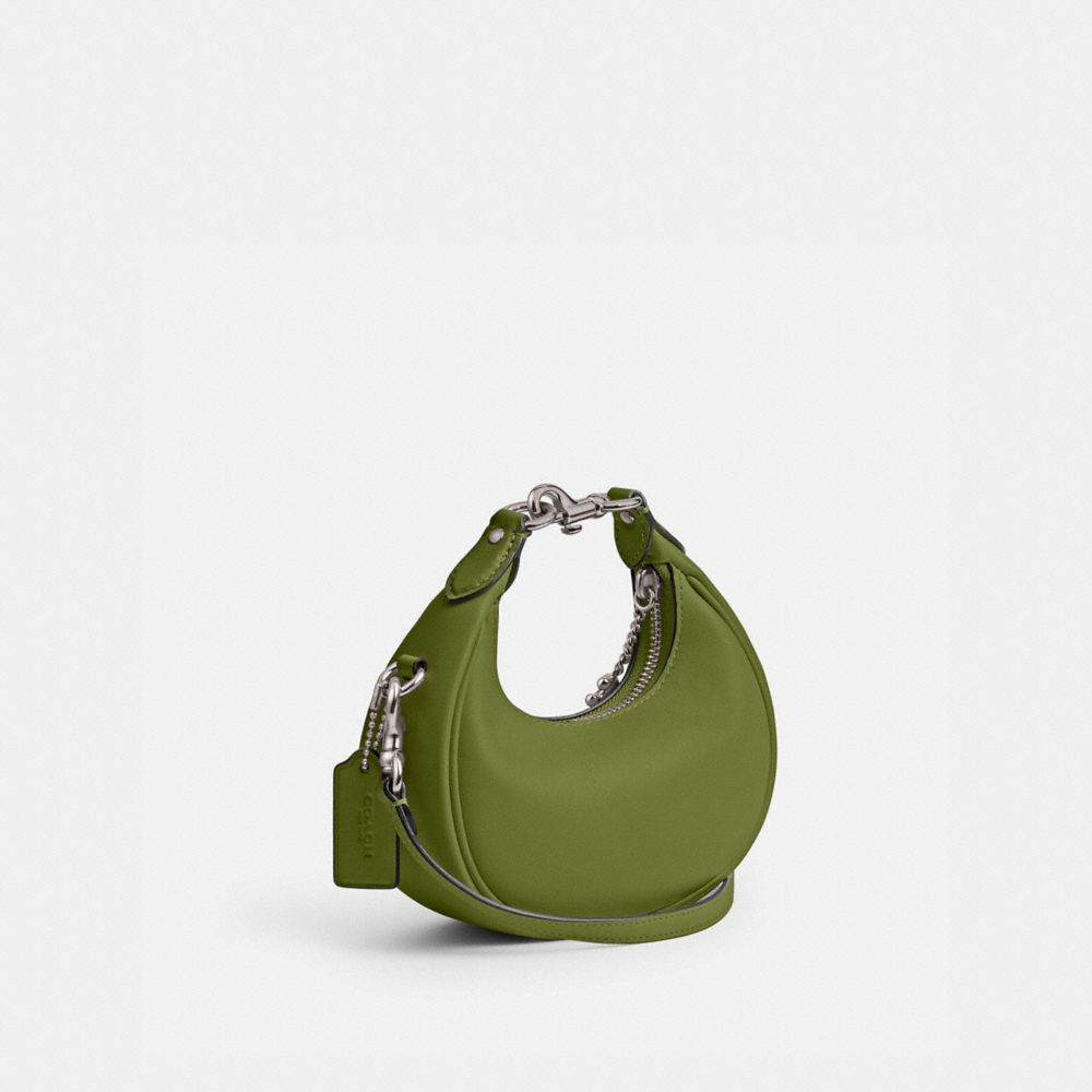 Glovetanned Leather/Silver/Dark Lime Coach Jonie Bag | COH865312