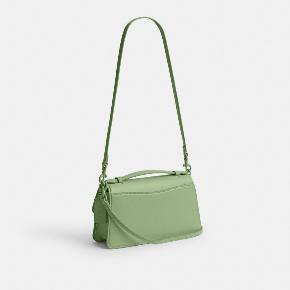 Glovetanned Leather/Silver/Pale Pistachio Coach Juno Bag | COH865118