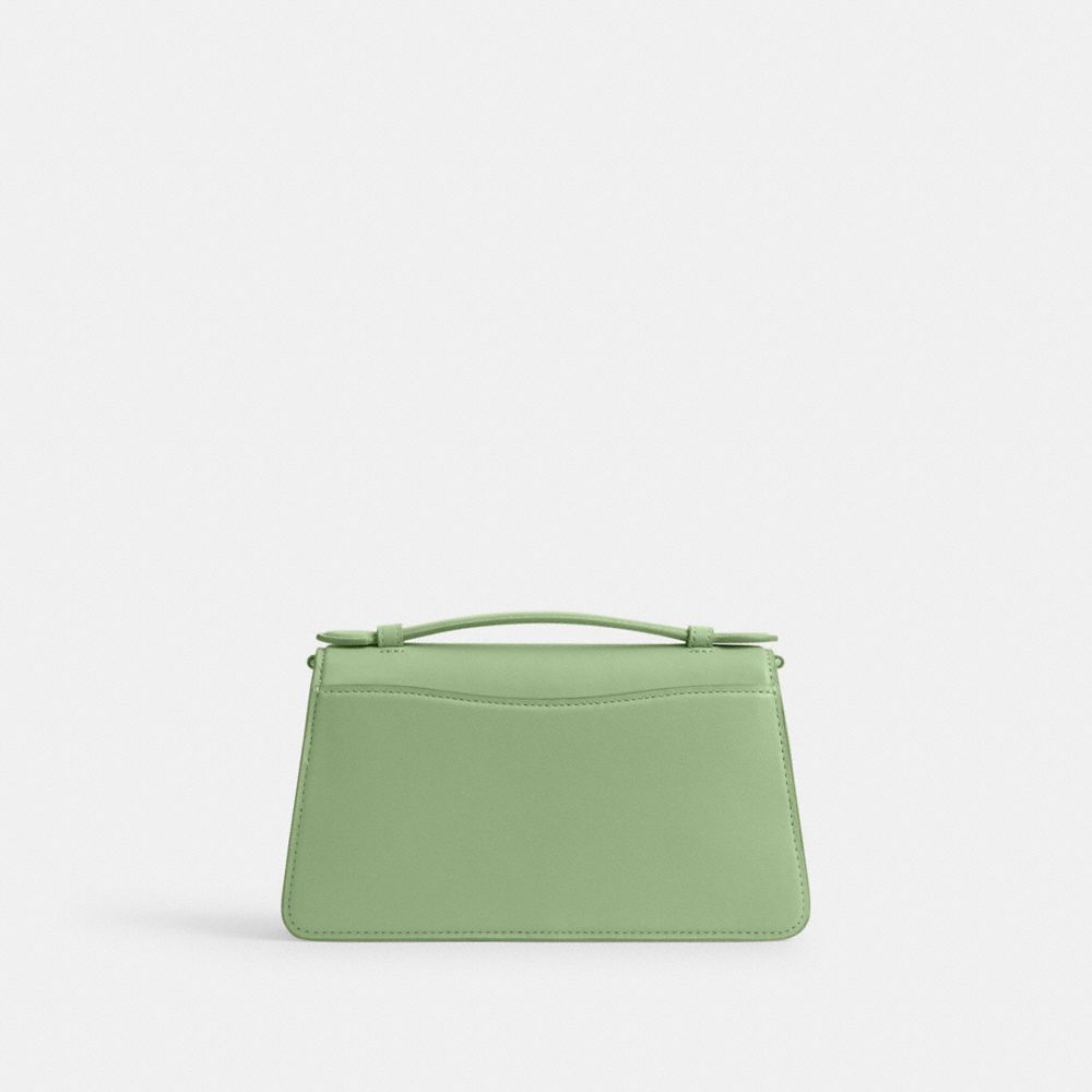 Glovetanned Leather/Silver/Pale Pistachio Coach Juno Bag | COH865118