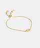 Gold Coach Halo Round Slider Bracelet | COH866134