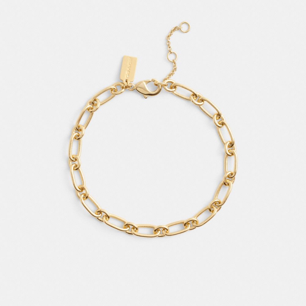 Gold Coach Link Bracelet | COH866196