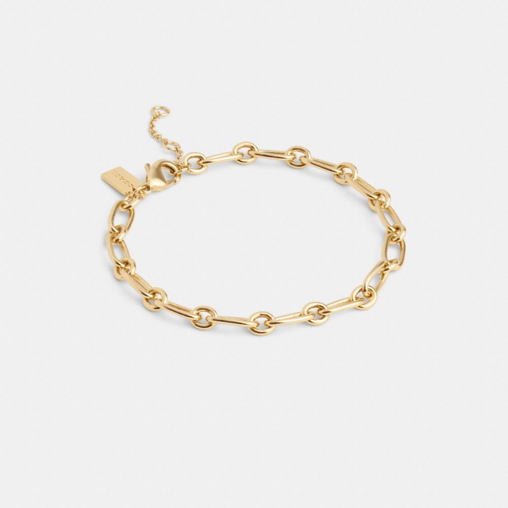 Gold Coach Link Bracelet | COH866196