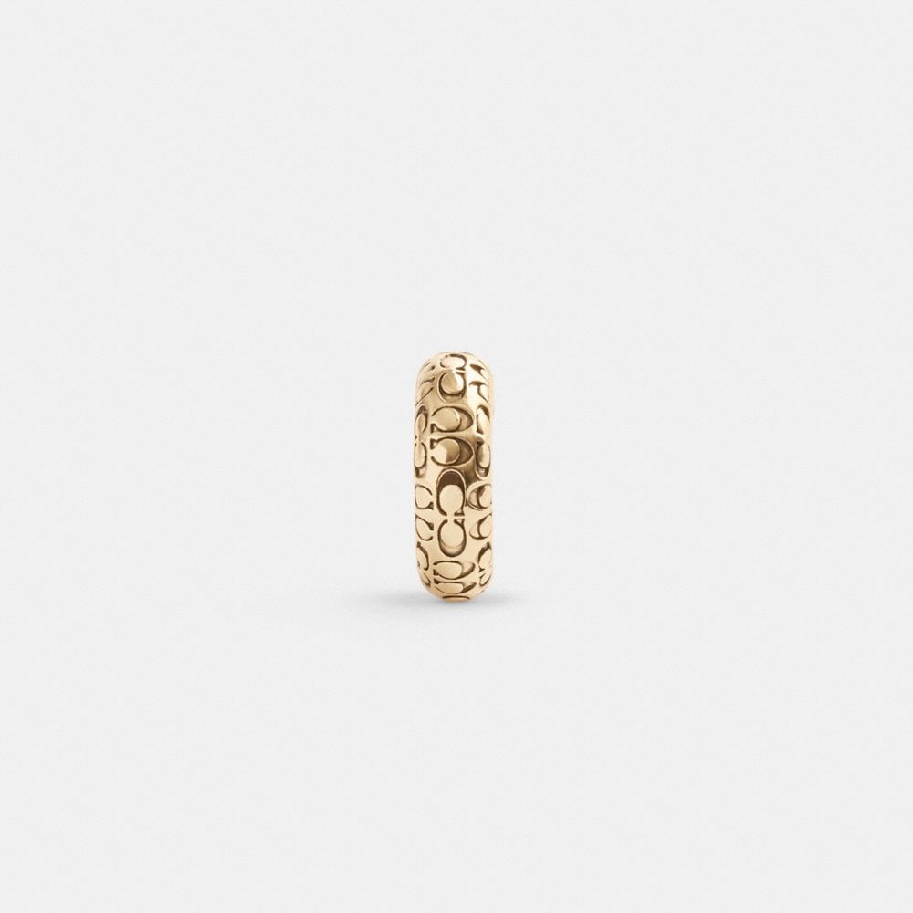 Gold Coach Quilted Signature Ear Cuff | COH866173