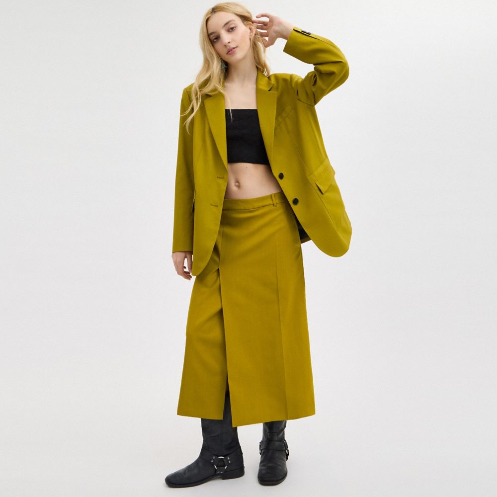 Green Coach Tailored Blazer | COH865935
