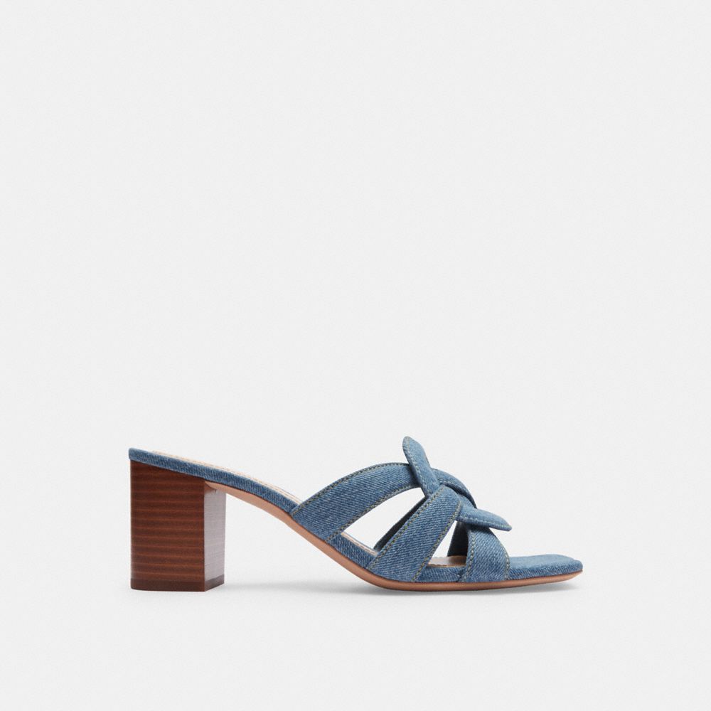 Indigo Denim Coach Nikki Sandal | COH865884