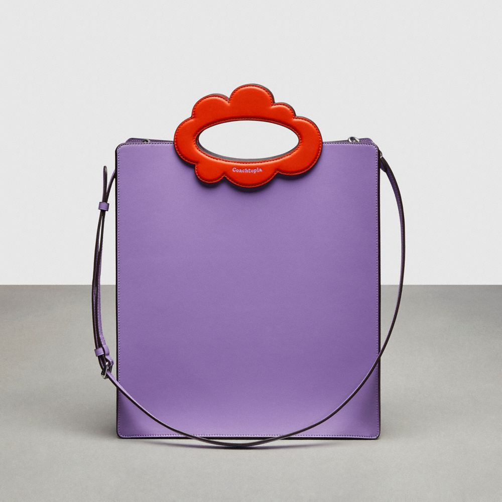 Iris/Sun Orange Coach Cloud Handle Tote | COH866628
