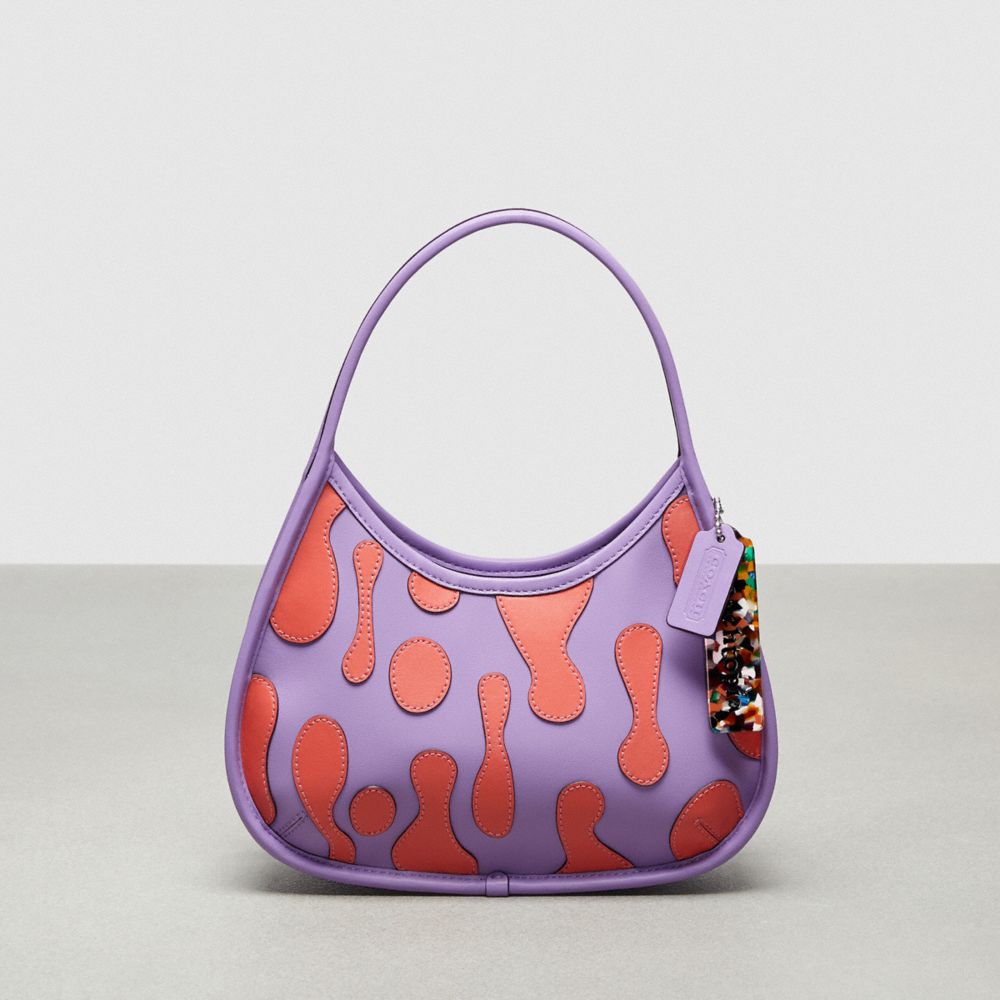 Iris/Tangerine Coach Ergo Bag With Lava Appliqué In Upcrafted Leather | COH864823