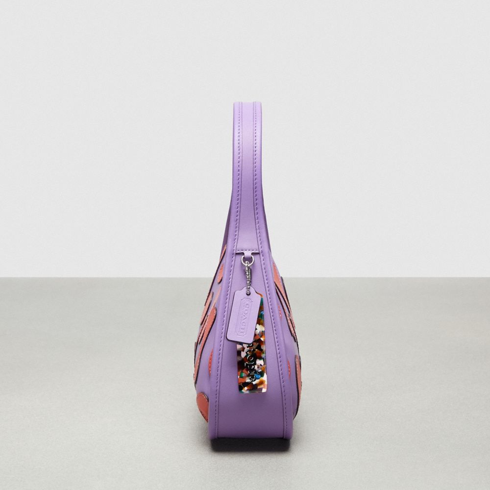 Iris/Tangerine Coach Ergo Bag With Lava Appliqué In Upcrafted Leather | COH864823