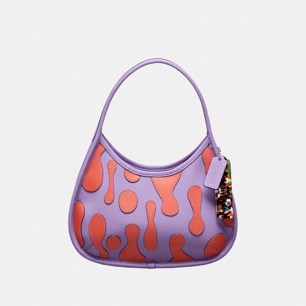 Iris/Tangerine Coach Ergo Bag With Lava Appliqué In Upcrafted Leather | COH864823