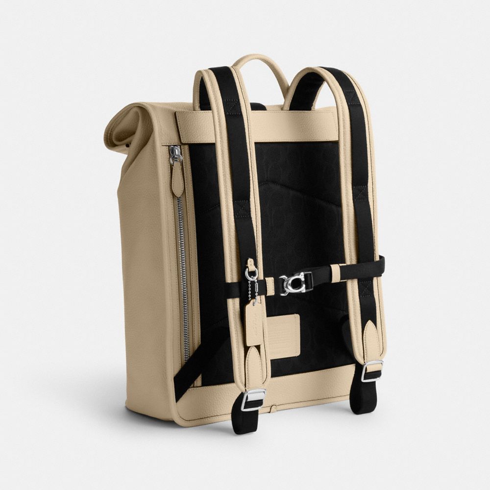 Ivory Coach Beck Roll Top Backpack | COH865471