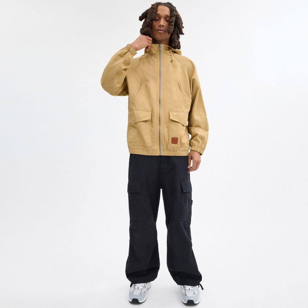 Khaki Coach Lightweight Parka | COH866871