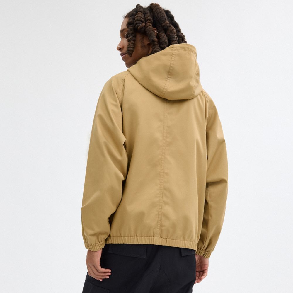 Khaki Coach Lightweight Parka | COH866871