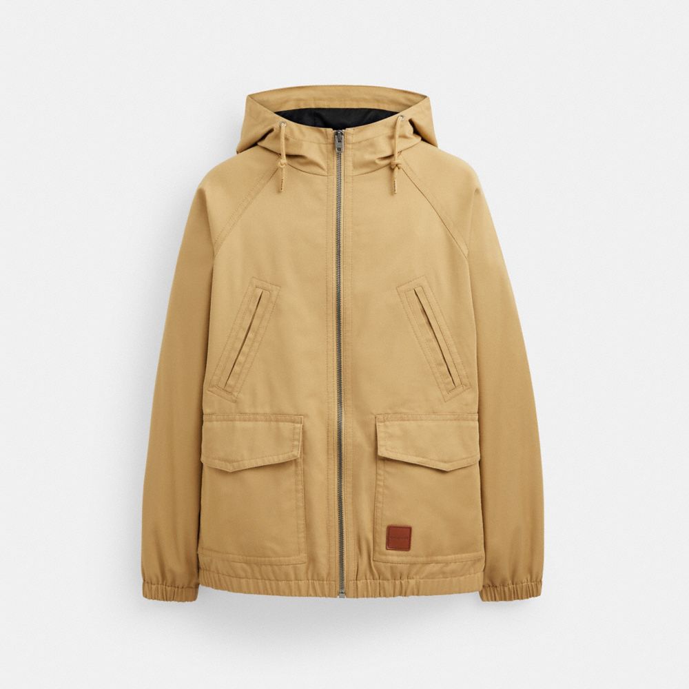 Khaki Coach Lightweight Parka | COH866871