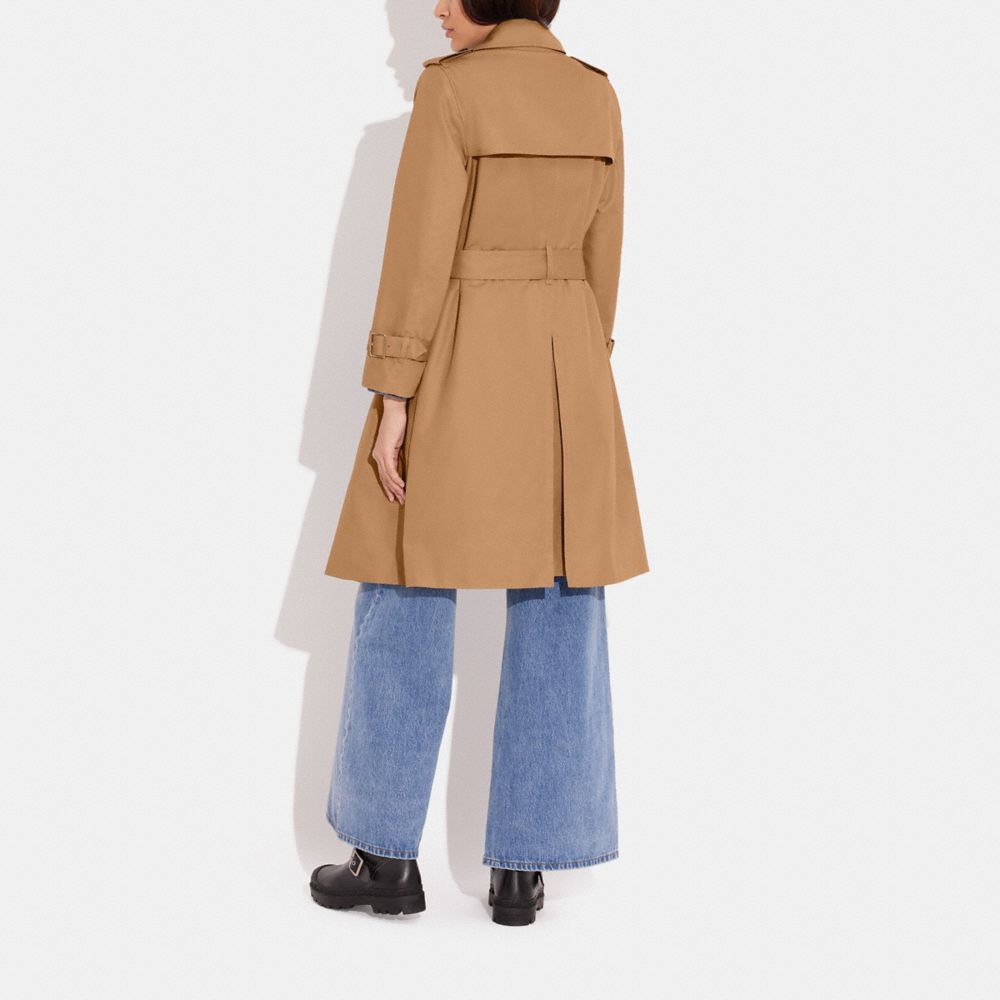 Khaki Coach Trench Coat | COH865924