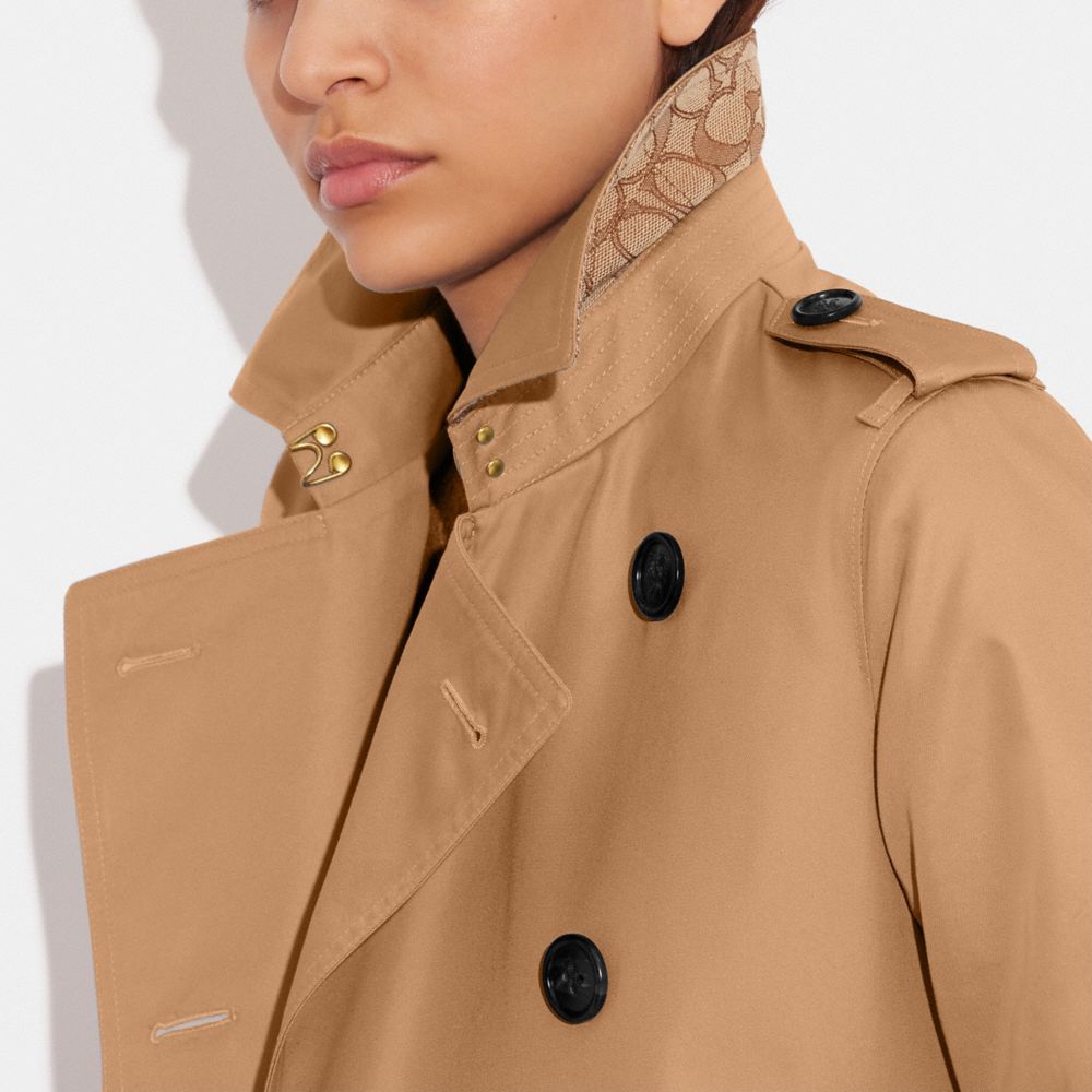 Khaki Coach Trench Coat | COH865924