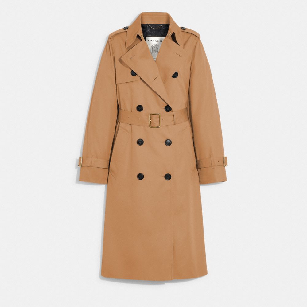 Khaki Coach Trench Coat | COH865924