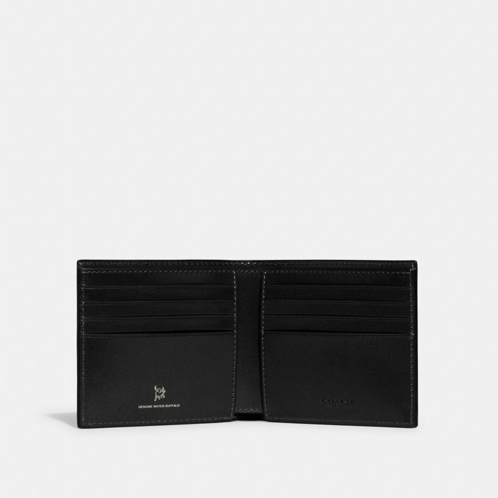 Leather/Black Coach Boxed Double Billfold Wallet | COH866693