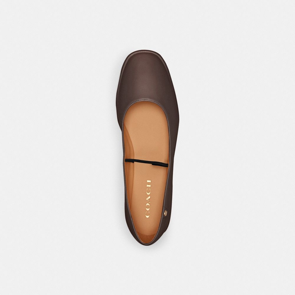 Leather/Maple Coach Emilia Mary Jane | COH865762