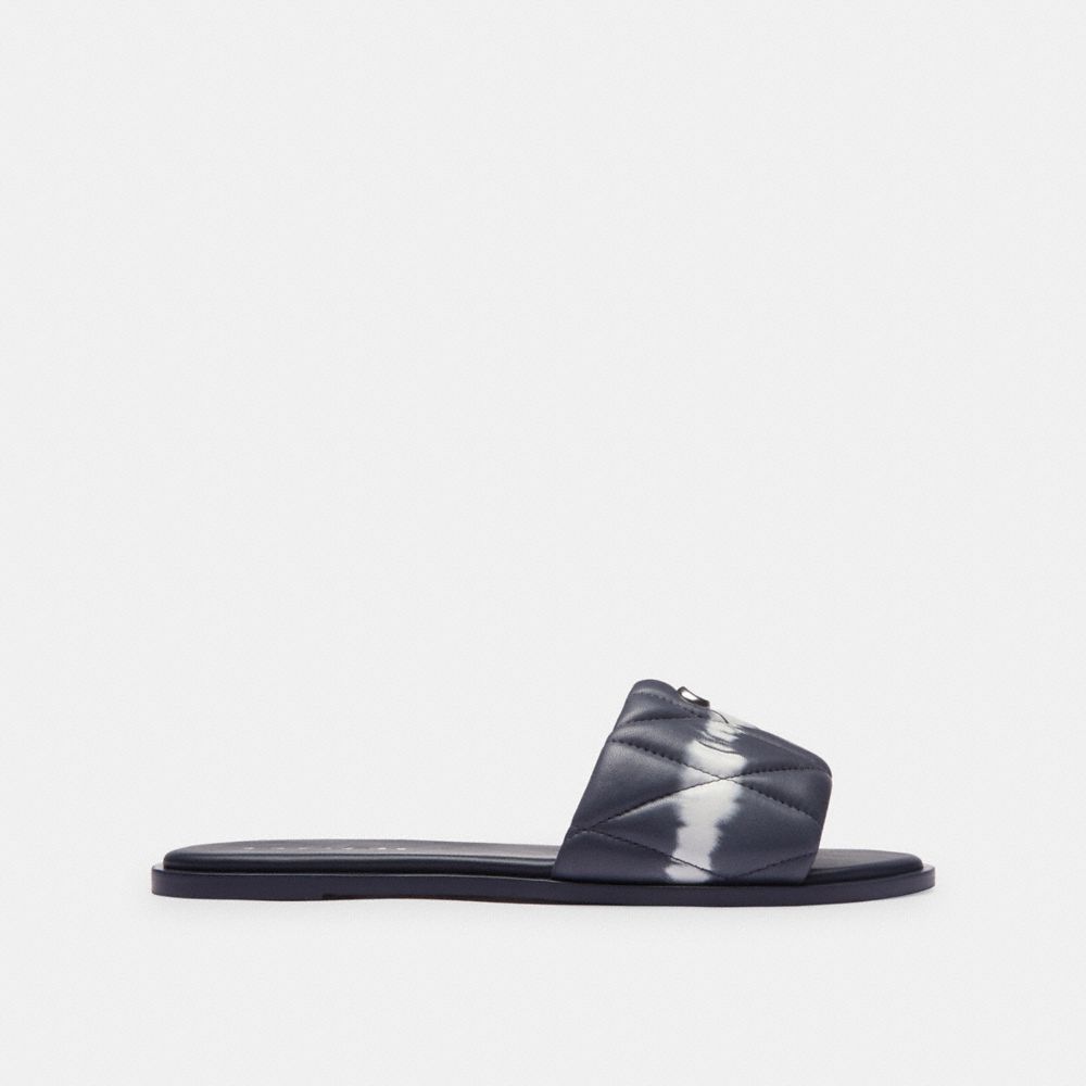 Leather/Midnight Navy Coach Holly Sandal With Tie Dye | COH865881