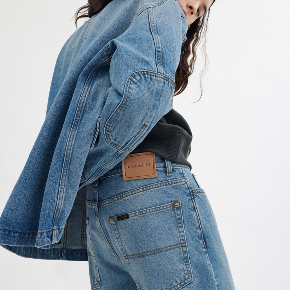Light Wash Coach Denim Jeans | COH866944