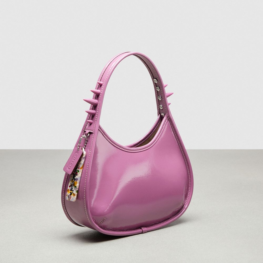 Lilac Berry Coach Ergo Bag In Crinkle Patent Coachtopia Leather: Spikes | COH864779