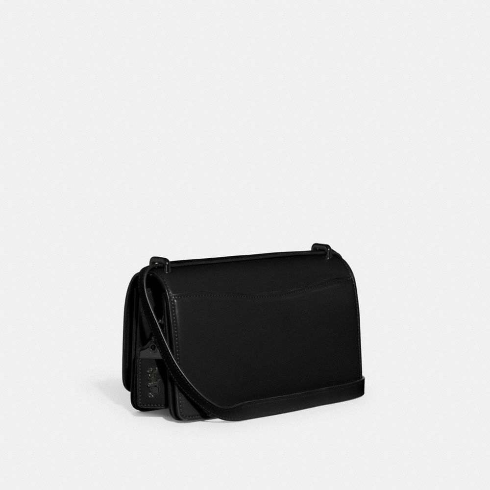 Luxe Refined Calf Leather/Matte Black/Black Coach Bandit Shoulder Bag | COH864741