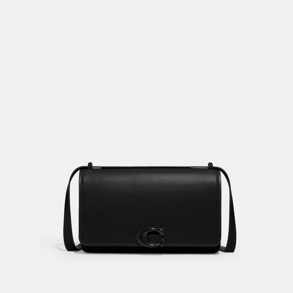 Luxe Refined Calf Leather/Matte Black/Black Coach Bandit Shoulder Bag | COH864741