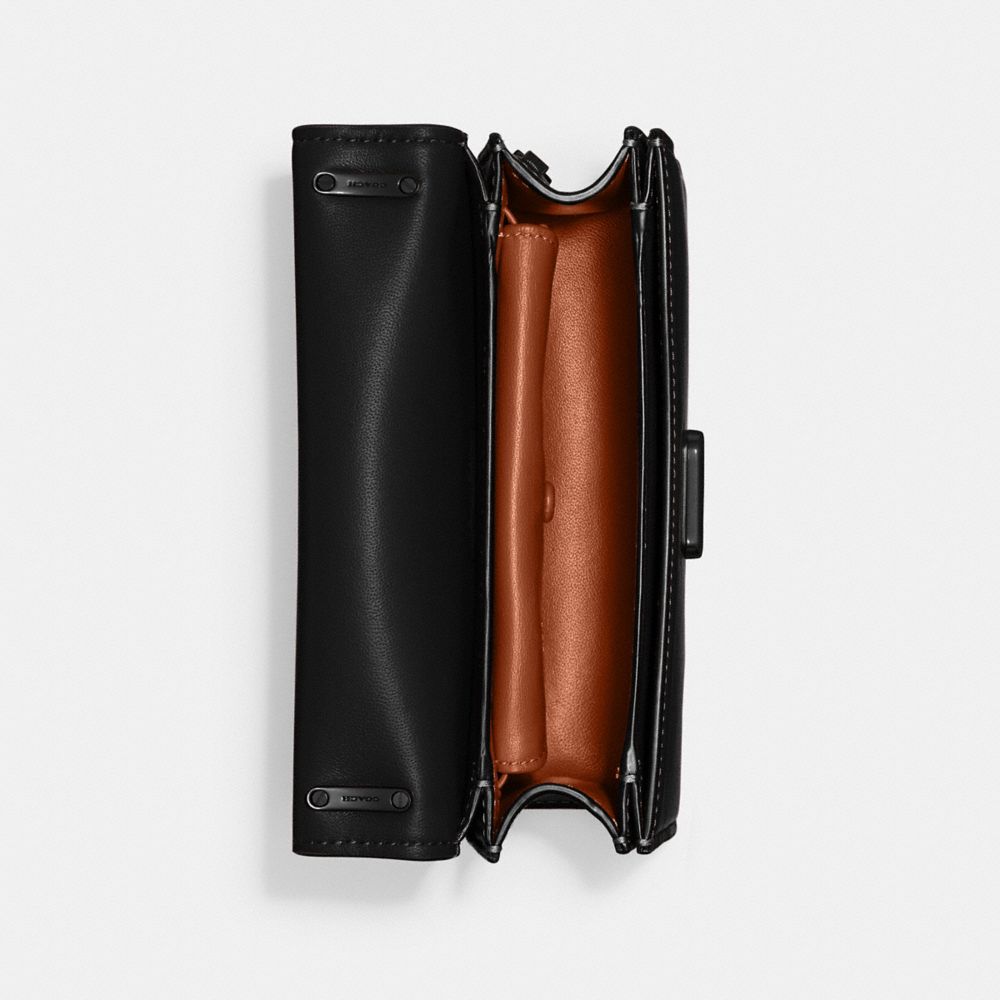 Luxe Refined Calf Leather/Matte Black/Black Coach Bandit Crossbody Bag | COH865207
