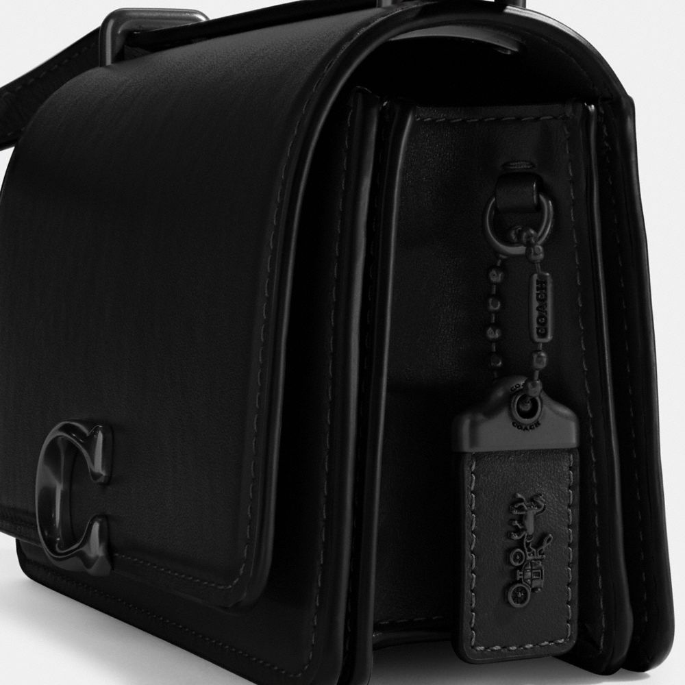 Luxe Refined Calf Leather/Matte Black/Black Coach Bandit Crossbody Bag | COH865207
