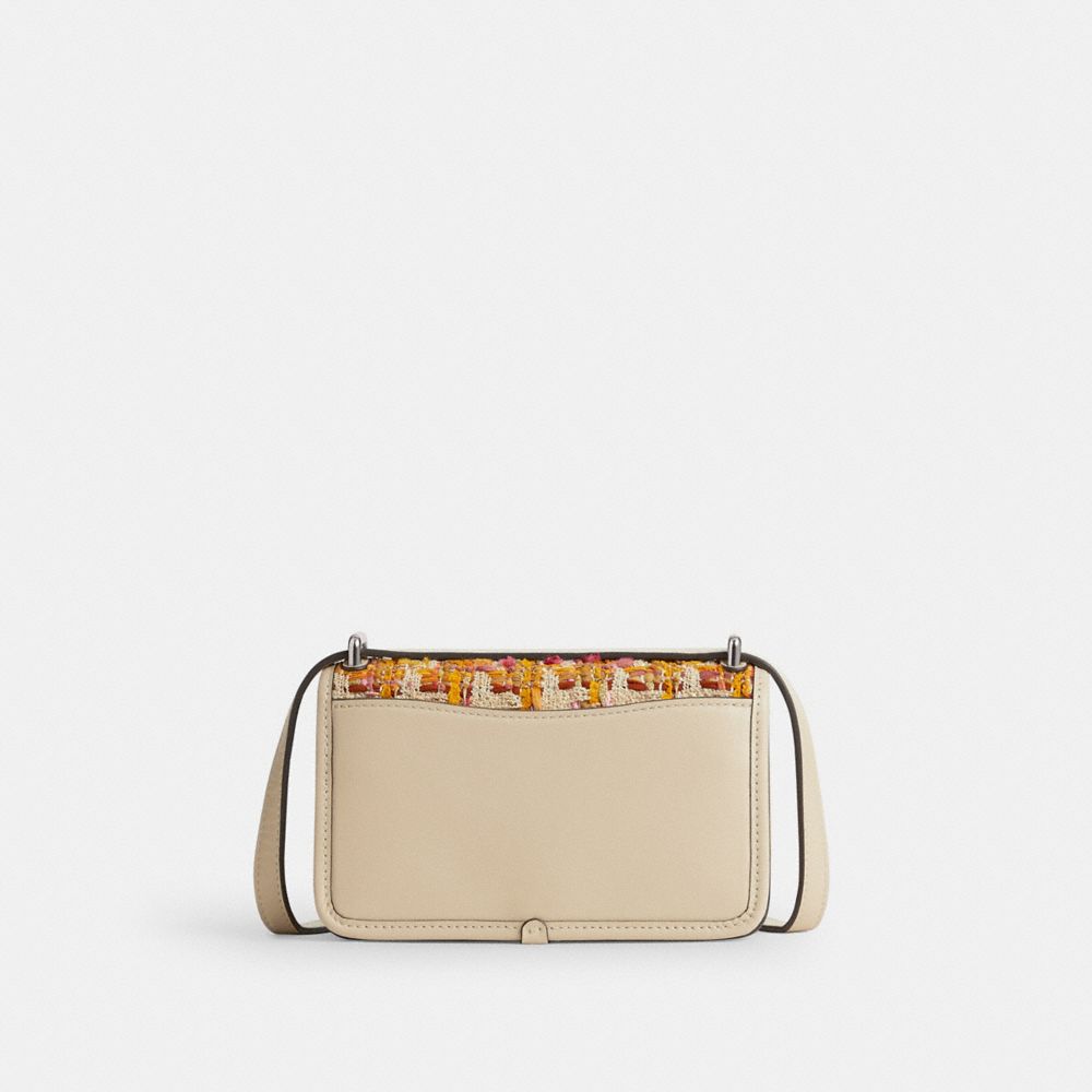 Luxe Refined Calf Leather/Silver/Neutral Multi Coach Bandit Crossbody Bag In Tweed | COH864923