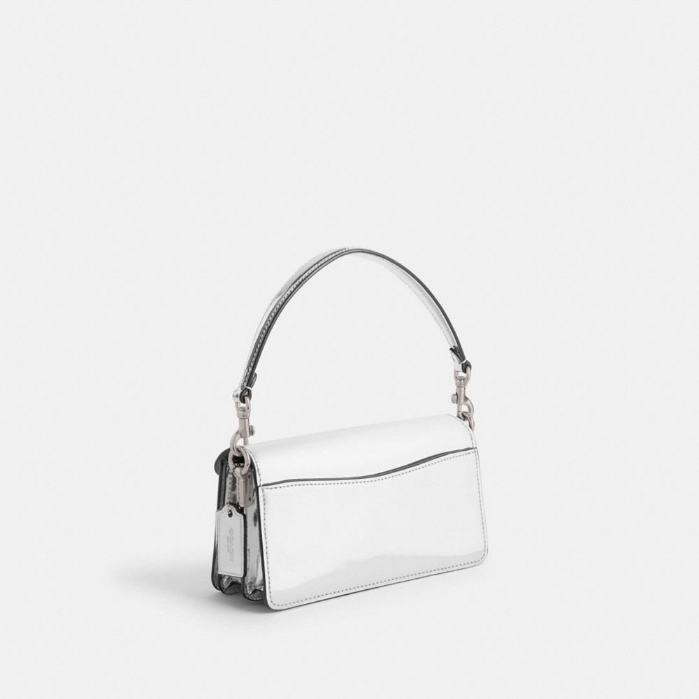 Metallic Leather/Silver/Silver Coach Tabby Shoulder Bag 20 In Metallic | COH864946